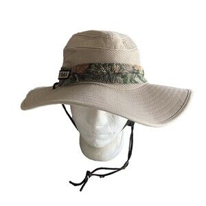 SIGNATURES Mossy Oak Boonie Bush Hat L/XL Camouflage Band Bucket Hunting Fishing